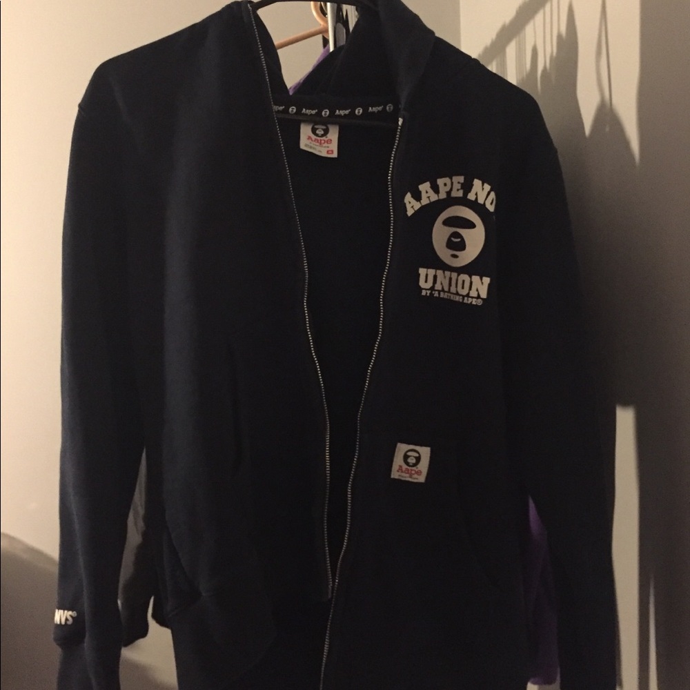 Aape by bathing ape navy sweatshirt